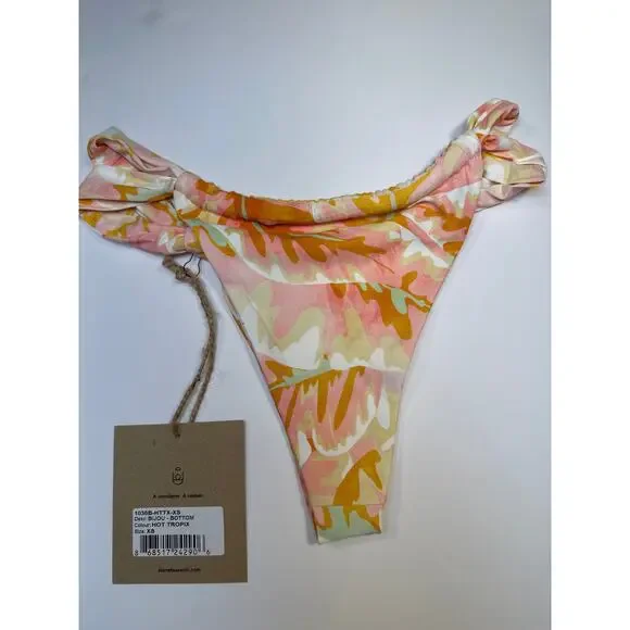 Stone Fox Swim Size XS Bijou bikini Bottom Hot Tropix Cruise Swim Beach - Picture 6 of 8